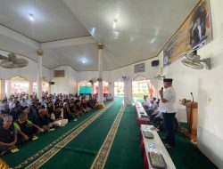 *Sambut Tahun Baru Islam 1446 Hijriah, Ratusan Warga Binaan Lapas Narkotika Bandar Lampung Ikuti Tabligh Akbar*