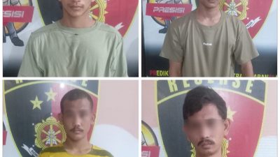 Kawanan bajing loncat di Bandar Lampung diamankan polisi setelah gasak 5 karung kopi bernilai  puluhan juta rupiah