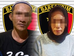 Pasangan Kumpul Kebo Di Bandar Lampung Dibekuk Polisi, Saat Asik Nyabu Bareng