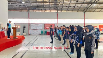 Peringati hari pengayoman ke – 79 Lapas Narkotika kelas ll A bandar Lampung adakan lomba olahraga bulu tangkis se Lampung