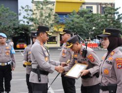 17 Personel Polresta Bandar Lampung Terima Penghargaan, Prestasi Ungkap Kasus Narkoba Hingga Bajing Loncat