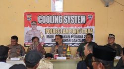 Jelang Pilkada Serentak 2024, Polres Lampung Utara Gelar Cooling System di Desa Bandar Sakti