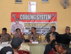 Jelang Pilkada Serentak 2024, Polres Lampung Utara Gelar Cooling System di Desa Bandar Sakti