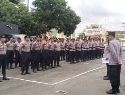 Kapolres Lampung Timur Kirimkan 199 Personel untuk Pengamanan Unjuk Rasa di Metro