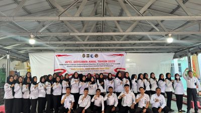 Lapas Perempuan Kelas IIA Bandar Lampung ikuti Apel Bersama Awal Tahun 2025