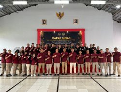 Gelar Rapat Dinas Penguatan Peran Petugas Pemasyarakatan Lapas Narkotika kelas ll A bandar Lampun berkomitmen  Kuatkan Tugas Pokok dan Fungsi Pemasyarakatan.