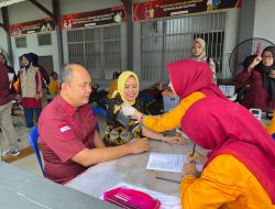 Peringatan hari Bakti Pemasyarakatan ke-61, Lapas Narkotika Kelas IIA Bandar Lampung gelar kegiatan Donor Darah, Kamis (17/04)