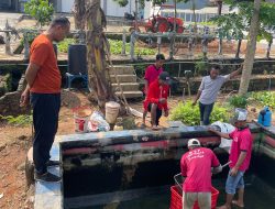 Dalam Upaya lerkuat ketahanan pangan Lapas Kelas IIB Gunung Sugih Panen Raya Ikan Lele