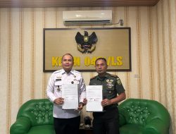 Lapas Narkotika Bandar Lampung dan Kodim 0421/Lampung Selatan Teken MoU Penguatan Pengamanan