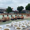 Ratusan Warga Binaan Lapas Narkotika Bandar Lampung Antusias Ikuti Senam dan Sarapan Pagi Bersama