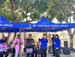 Kebersamaan dan Kreativitas di Jumat Seni dan Olahraga Lapas Kelas I Bandar Lampung bersama Kodim 0410/KBL
