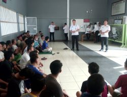 Lapas Kelas I Bandar Lampung Konsisten Gelar Deteksi Dini, Sosialisasikan Tata Tertib kepada Warga Binaan
