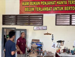 Pastikan Kualitas Program, Kalapas Tinjau Giat Pembinaan Kemandirian Warga Binaan