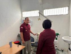 Kalapas Tinjau Fasilitas Klinik Pratama, Pastikan Layanan Kesehatan WBP Optimal