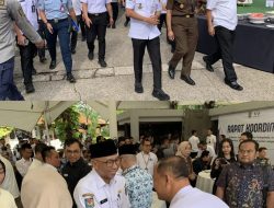 Kakanwil Ditjenpas Lampung Tegaskan Komitmen Pemasyarakatan dalam Pembangunan Daerah pada Rapat Koordinasi Gubernur Lampung