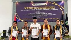 Kanwil Ditjenpas Lampung Teken MoU dengan Empat Perguruan Tinggi untuk Perkuat Pembinaan Pemasyarakatan