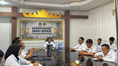 Kalapas Bandar Lampung Pimpin Rapat Khusus Jajaran Pengamanan, Perkuat Sistem Keamanan Internal