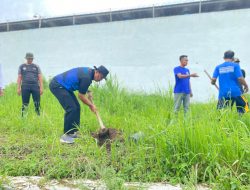 Dukung Program Menteri IMIPAS, Lapas Narkotika Bandar Lampung Optimalkan Lahan dengan Tanam Pohon Kelapa