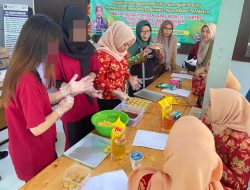 DWP Lapas Metro dan Warga Binaan Perempuan Belajar Bersama Membuat Nastar dan Risoles