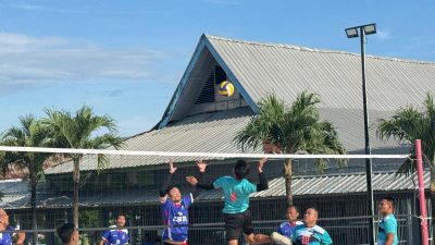 Lapas Kelas I Bandar Lampung Hadapi Tantangan Dinas PU dalam Laga Voli yang Sengit