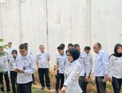Kalapas Pimpin Kontrol Area Belakang Lapas, Pastikan Keamanan Eksternal Terjaga