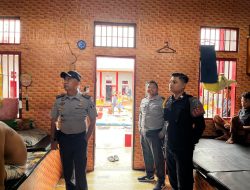 Plh Kalapas dan Plh Kamtib Lapas Dharmasraya Lakukan Kontrol Area Blok Hunian