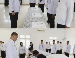 Kakanwil Ditjenpas Lampung Pimpin Pelantikan dan Pengambilan Sumpah Jabatan Non Manajerial