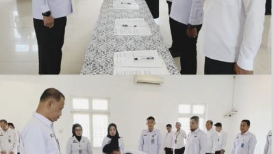 Kakanwil Ditjenpas Lampung Pimpin Pelantikan dan Pengambilan Sumpah Jabatan Non Manajerial