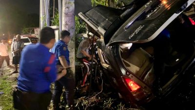 Anggota Polisi Polresta Bandar Lampung Tewas Usai Mobil Innova Tabrak Gardu Listrik dan Usaha Warga