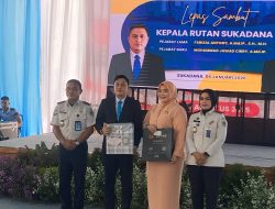Hadir di Sukadana, Kalapas Kelas I Bandar Lampung Saksi Serah Terima Tongkat Estafet Karutan