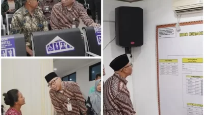 Gubernur Lampung Sidak  Beberapa pusat Pelayanan Publik Paska Tahun Baru.