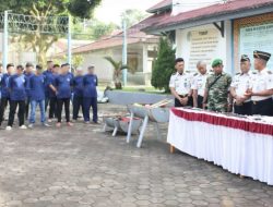 Sinergi Tanpa Kompromi: Lapas Kotaagung Bersama TNI-Polri Musnahkan Barang Bukti Hasil Razia