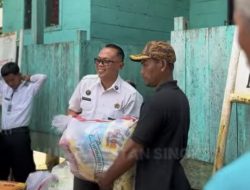 Wujud Kepedulian, Rutan Singkil Salurkan Bantuan Kemanusiaan Kanwil Aceh untuk Korban Banjir