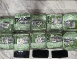 Satres Narkoba Polda Lampung Berhasil Gagalkan Menyelundupan  10,6,3 KG Sabu Asal Aceh  Yang akan Di Edarkan Di Pulau Jawa