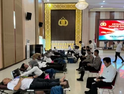 Peringati Hari Intelijen Polri, Ditintelkam Polda Lampung Gelar Donor Darah