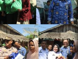 Penyaluran Bantuan Sosial Kanwil Ditjenpas Aceh untuk Warga Terdampak Banjir  di Aceh Singkil.