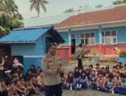 Tanamkan Kedisiplinan Sejak Dini, KSKP Bakauheni Gelar Program “Police Go To School”