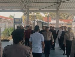 Wujudkan Zero Halinar, Rutan Dumai Gandeng TNI-Polri Gelar Razia Kamar Hunian.
