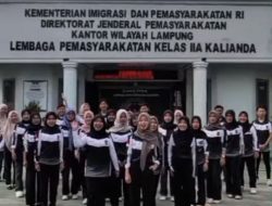Jumat Bersih, Seluruh Petugas Lapas Kalianda Kompak bersihkan dan Percantik Lingkungan Kerja.