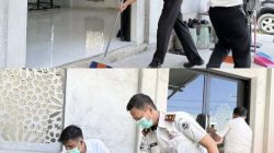 Sambut Ramadhan dengan Bersih-Bersih, Rutan Mempawah Gelar Bakti Sosial di Surau Nur Taufik