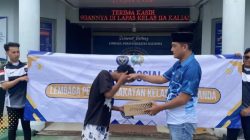 Wujud Kepedulian, Lapas Kalianda Salurkan Sembako dan Bantuan Pendidikan ke Warga Sekitar