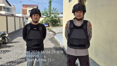 Perketat Keamanan Markas, Polsek KSKP Merak Gelar Sispam Mako dan Siaga 1