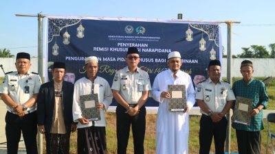 Fantastis! 84 Warga Binaan Rutan Singkil Terima Remisi Idul Fitri