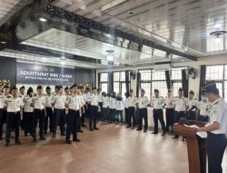 Apresiasi Dedikasi Pegawai, Rutan Kota Agung Gelar Apel Penyematan Tanda Pangkat Periode 2026