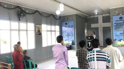 Perkuat Mental Spiritual, Warga Binaan Nasrani Lapas Way Kanan Ikuti Pembinaan Kerohanian