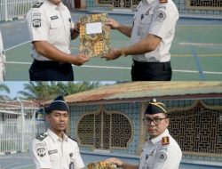 Karutan Dumai sempatkan pangkat setingkat lebih tinggi kepada pegawai Rutan Dumai 