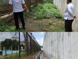 Wujudkan Lingkungan Sehat dan Aman, Lapas Way Kanan Revitalisasi Sistem Drainase