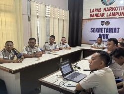 Perkuat Integritas Layanan Lebaran: Lapas Narkotika Bandar Lampung Terima Pengarahan Direktur Kepatuhan Internal Ditjenpas