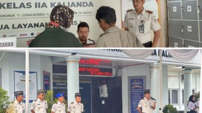 Siaga Jelang Lebaran: Lapas Kalianda Gelar Apel Pasukan dan Gladi Bersih Alur Kunjungan Idulfitri