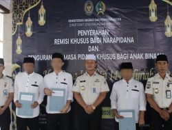 Remisi Idul Fitri di Lapas Kotaagung: Apresiasi Negara bagi 359 Warga Binaan yang Berbenah Diri